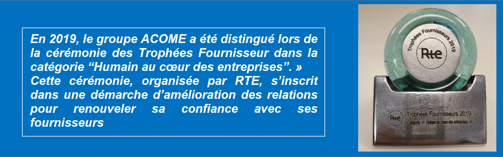 RTE remise des prix 2019