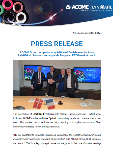 press release lynddahl