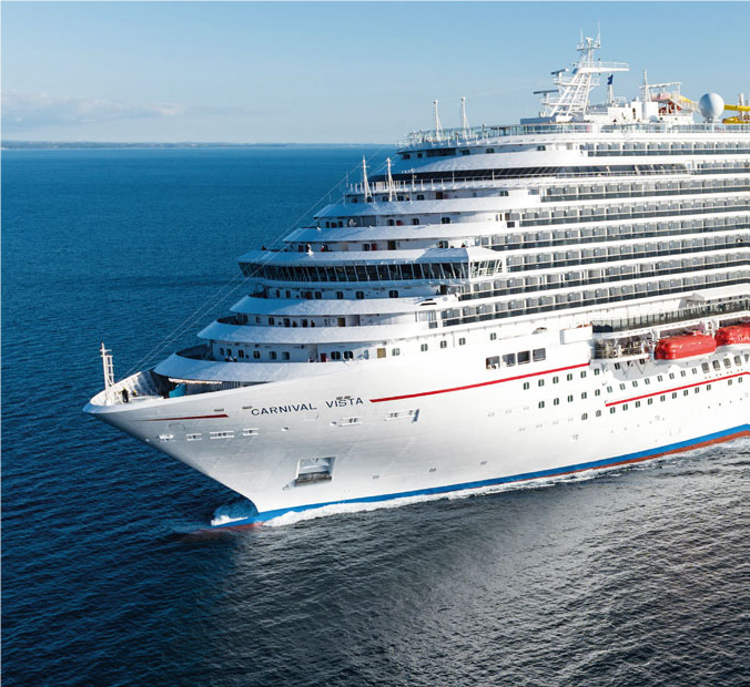 Das Schiff CARNIVAL VISTA aus den FINCANTIERI-Werften 