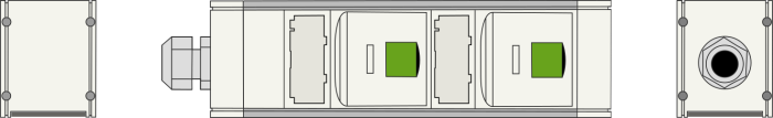 Schéma dédoubleur 2 ports SCA