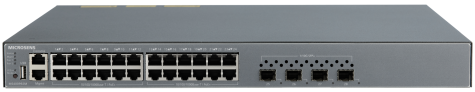 IB2159 SWtihc 19 pouces 28 ports : 24 RJ45 Gigabits PoE+ + 4 SFP+ 10 Gigabits