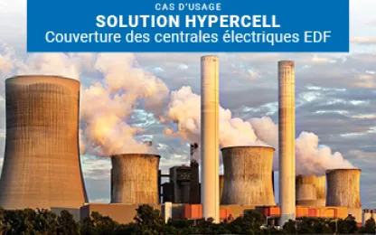 Couverture des centrales électriques EDF Solution HYPERCELL