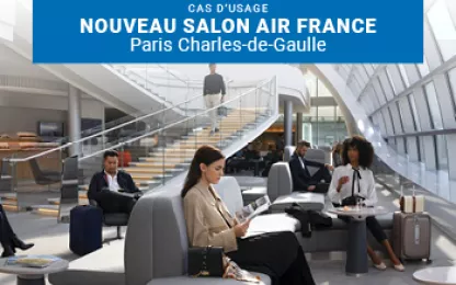 Nouveau salon Air France Paris Charles de Gaulle