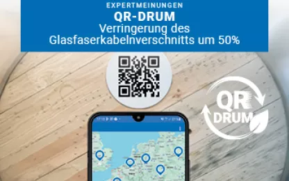 Cut fibre cable wastage by 50% with QR-Drum digital Platform