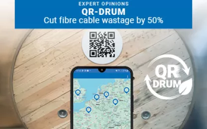 Cut fibre cable wastage by 50% with QR-Drum digital Platform