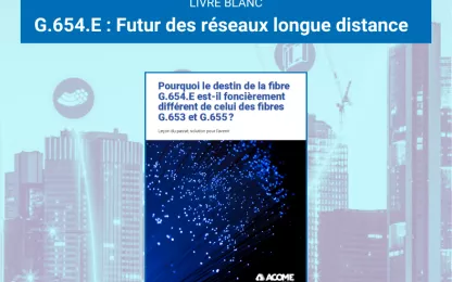 Fibre G.654.E : Le futur des réseaux longue distance