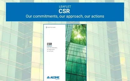 How the ACOME Group’s CSR strategy integrates SBTi-validated decarbonization targets for 2030